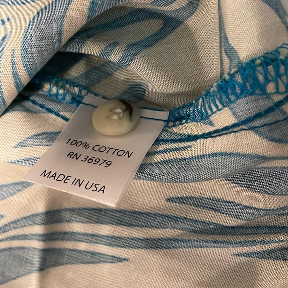 Nice‎ go barefoot button down floral Hawaiian shirt - Picture 2 of 6